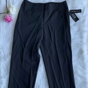 AGB Black Dress Pants Trousers Size 6 Straight Leg